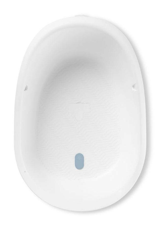 Skip Hop Wave 4-In-1 Baby Bath Tub, White And Blue - Image 2
