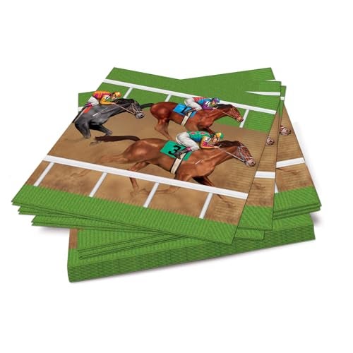 Beistle Horse Racing Luncheon Napkins - Image 1