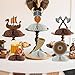 Cheerupp 8 Pcs Nordic Viking Helmet Ship Honeycomb Centerpieces Decorations Barbarian Pirate Table Toppers Decor Northern Europe Pirate 3D Table Signs for Baby Shower Birthday Party Supplies - Image 4