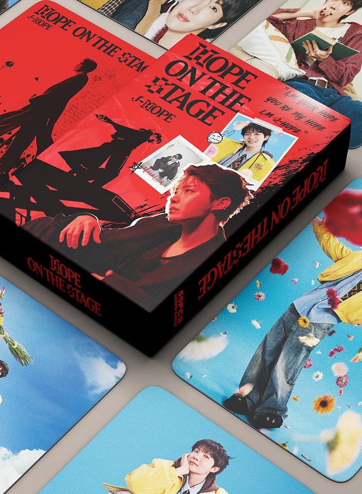 NIBEMINENT 55 Pcs Kpop J-HOPE Hope On The Stage Lomo Cards Card For Fans Collection Gifts - Image 2