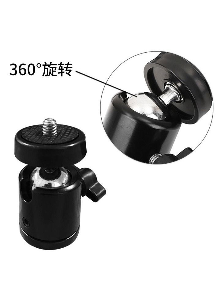 Y&D 10-inch LED Ring Light Dimmable with Tripod Stand Cell Phone Holder Desktop, Nicefoto Mini Camera Lighting for Live Streaming/Makeup/YouTube Video/Photography, Lamp 3 Modes  - Image 4