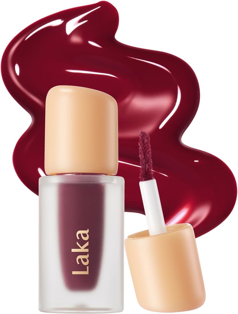 Fruity Glam Lip Tint Mini, Glowing Lip Stain with Wide Color Spectrum, Hydrating & Lightweight Texture, Long-Lasting Bold Stain, Non-Sticky, Vegan, K-Beauty​ (#115 Envy) - Image 1