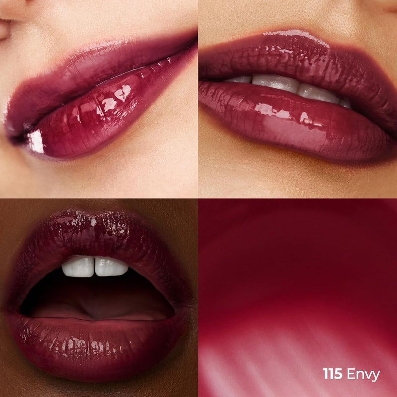 Fruity Glam Lip Tint Mini, Glowing Lip Stain with Wide Color Spectrum, Hydrating & Lightweight Texture, Long-Lasting Bold Stain, Non-Sticky, Vegan, K-Beauty​ (#115 Envy) - Image 3