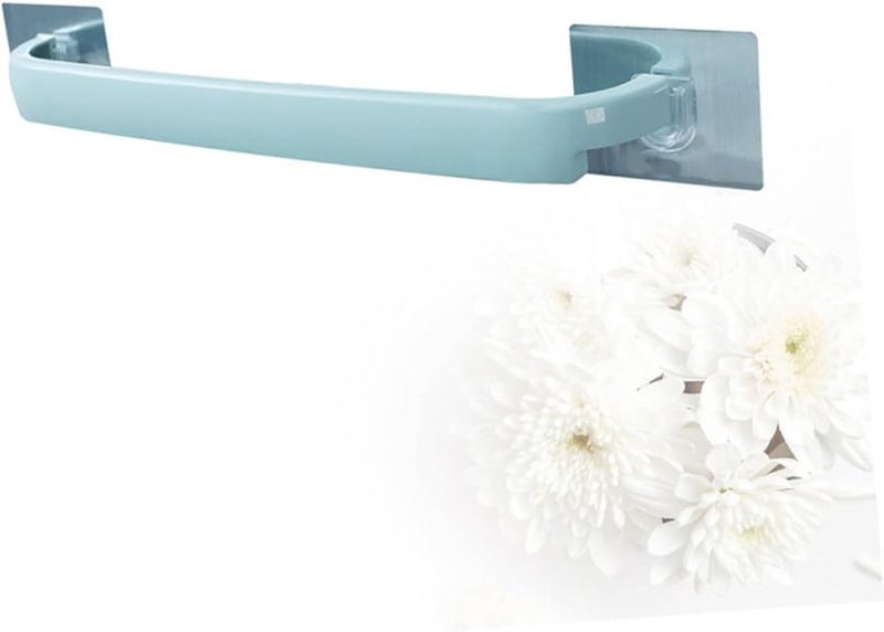 Self Adhesive Wall Mounted Towel Rack Single Bar No Drilling Installation Space Saving Heat Resistant - Image 3