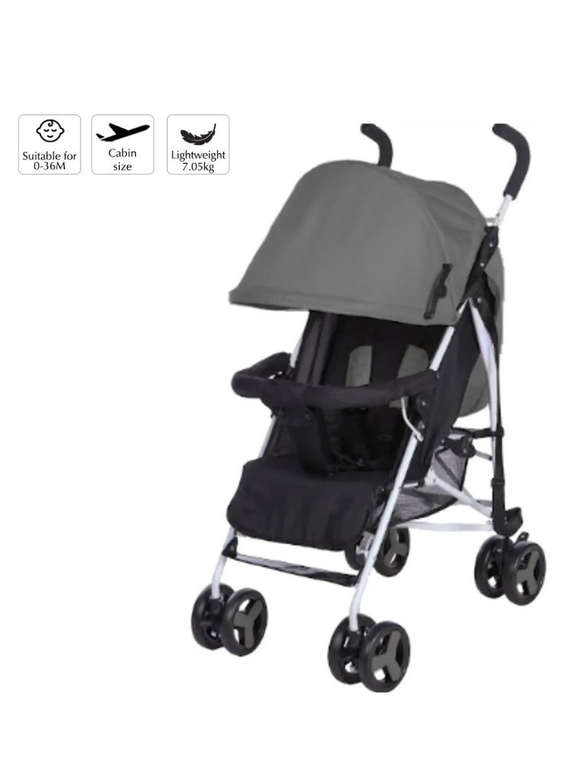 Bumble & Bird - Light Baby Travel Stroller - Grey - Image 2