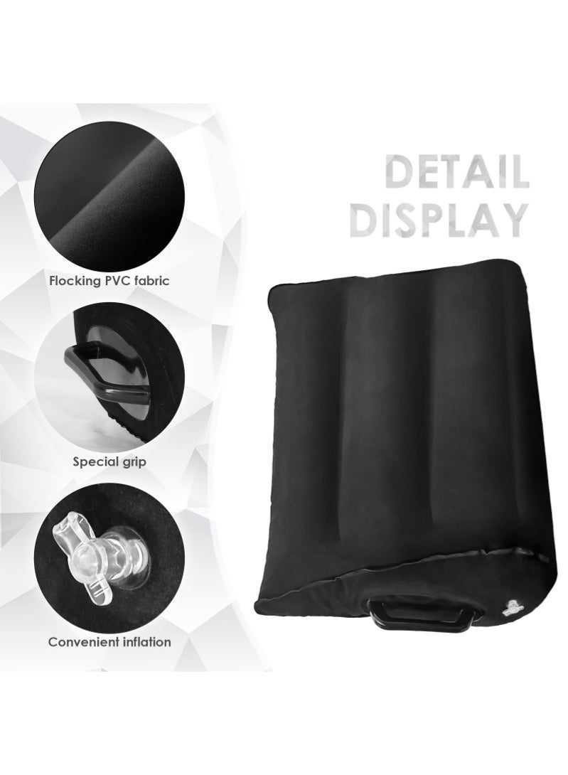 Leg Positioner Pillow Inflatable Pillow for Home Travel Inflatable Pillow Portable Cushion Body Pillow for Sleeping Leg Elevation Bed Sofa Travel Camping - Image 5
