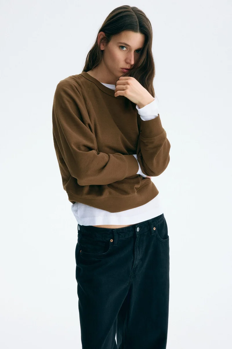 H&M Raglan-sleeved sweatshirt
