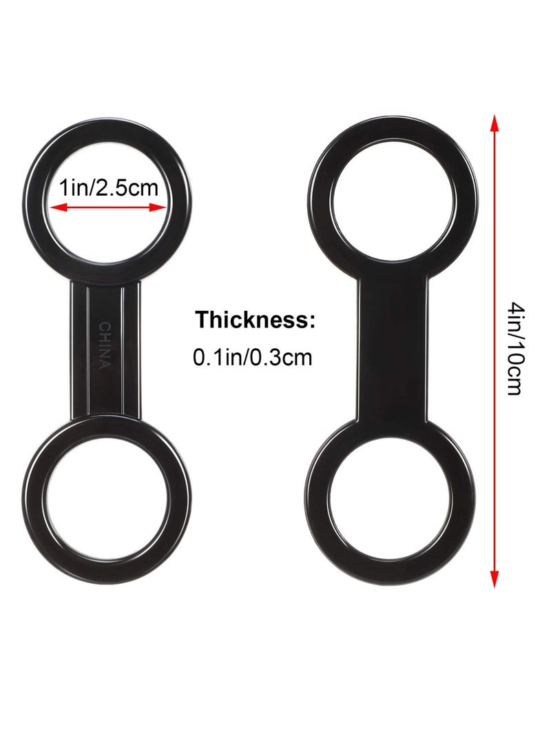 SOLARAE Silicone Snorkel Strap Keeper, Dive Lock Kit, 12 Pcs Dive Universal Plastic Clip, Snorkel Mask Strap Keeper Tube Holder, Attachment Gear Spare Part Accessories - Image 2