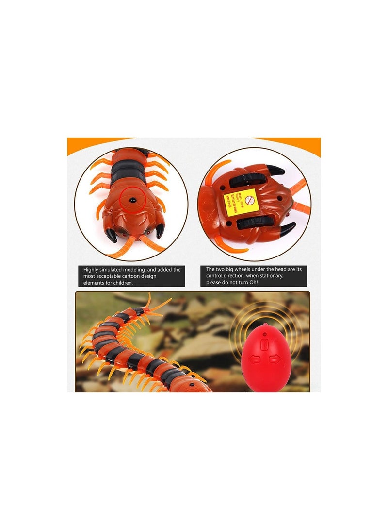 Electric Centipede Infrared Remote Control Car Realistic Wireless RC Centipede Prank Toys Remote Control Toy for Kids