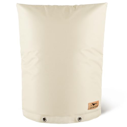 DEMEDO Backflow Preventer Insulation Cover - Water Pipe Insulation Sprinkler Cover for Outside - Insulated Backflow Cover Pouch for Irrigation Back Flow Valve in Winter or Sun Exposure (16" W x 20" H, Sand) - Image 4