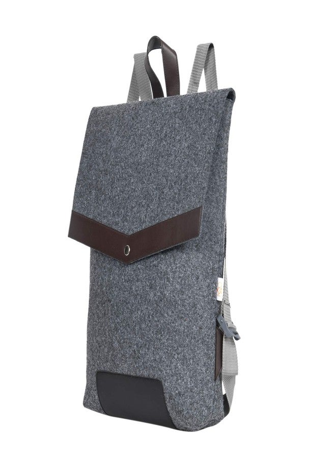 OON Felt BackPack Smart Shadow Dark Grey 15 inch - Image 1