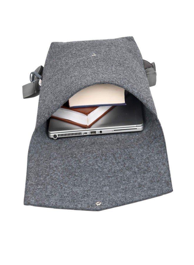 OON Felt BackPack Smart Shadow Dark Grey 15 inch - Image 5