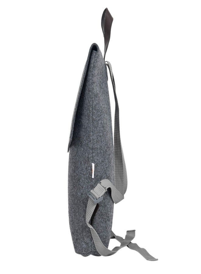 OON Felt BackPack Smart Shadow Dark Grey 15 inch - Image 4