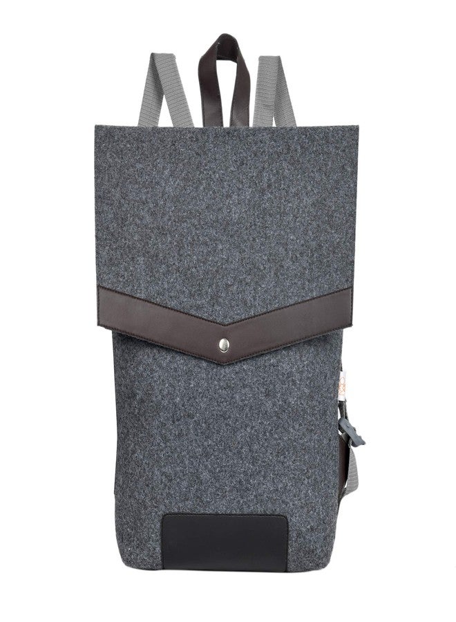 OON Felt BackPack Smart Shadow Dark Grey 15 inch - Image 2