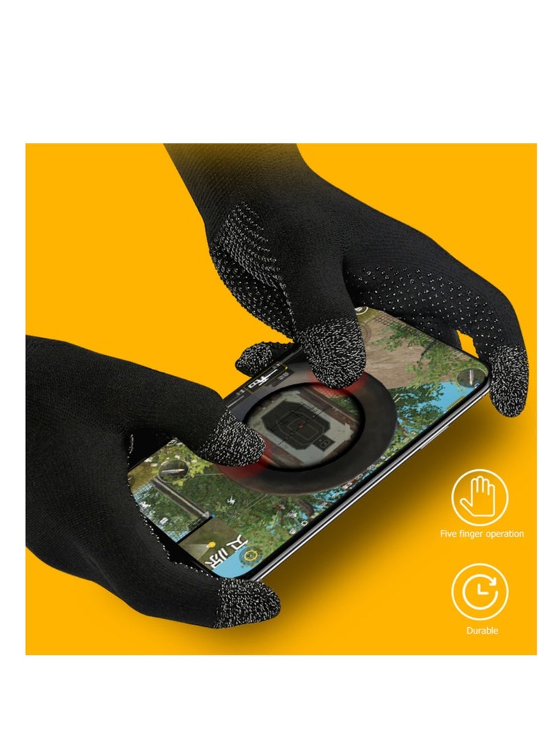 Generic Gaming Touch Screen Gloves, Anti-slip Sweat-proof Sensitive And Breathable Fiber Material Designed For Winter Game Lovers  - Image 1