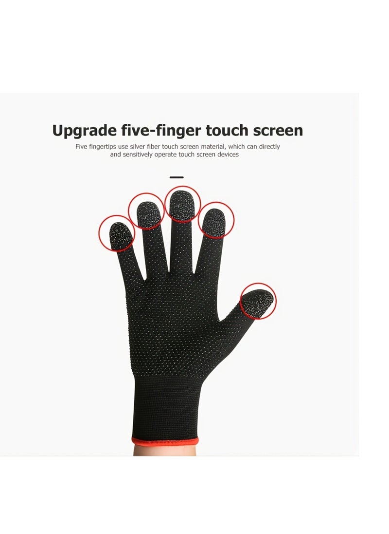 Generic Gaming Touch Screen Gloves, Anti-slip Sweat-proof Sensitive And Breathable Fiber Material Designed For Winter Game Lovers  - Image 5