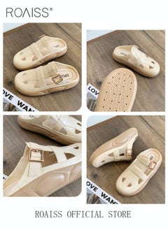 Women's Closed Toe Half Slippers Summer Slip-On Lazy Half Slide Sandals Soft and Comfortable Hollow Out Thick Sole Casual Shoes for Women Freeing up your feet - pzsku/ZB720B8048F0F026D6677Z/45/_/1693882630/e093a813-d2d4-459c-a8be-cd25ff09e76b