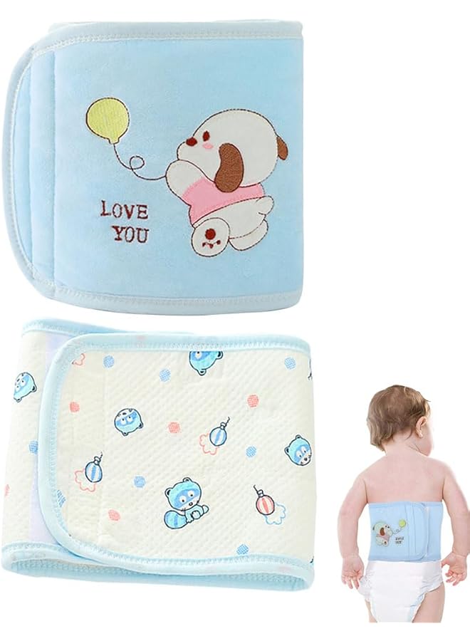 JZS Cartoon Cotton Baby Infant Umbilical Cord Belly Band Baby Belly Protector Soft Newborn Navel Belt For 0 12 Months Babies 2 Styles - Image 1