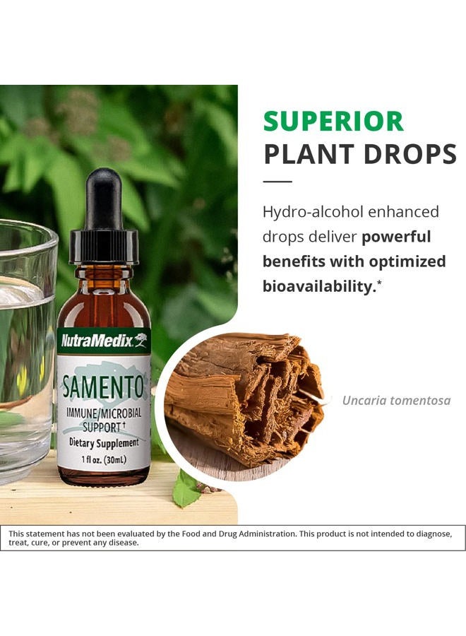 Nutramedix فيتامينات سمنتو السائلة من مخلب القط - مكمل يومي للدماغ وقطرات المناعة لدعم مضادات الأكسدة والميكروبات ونظام المناعة - مستخلص مخلب القط البيروفي (2 أونصة / 60 مل) - Image 5