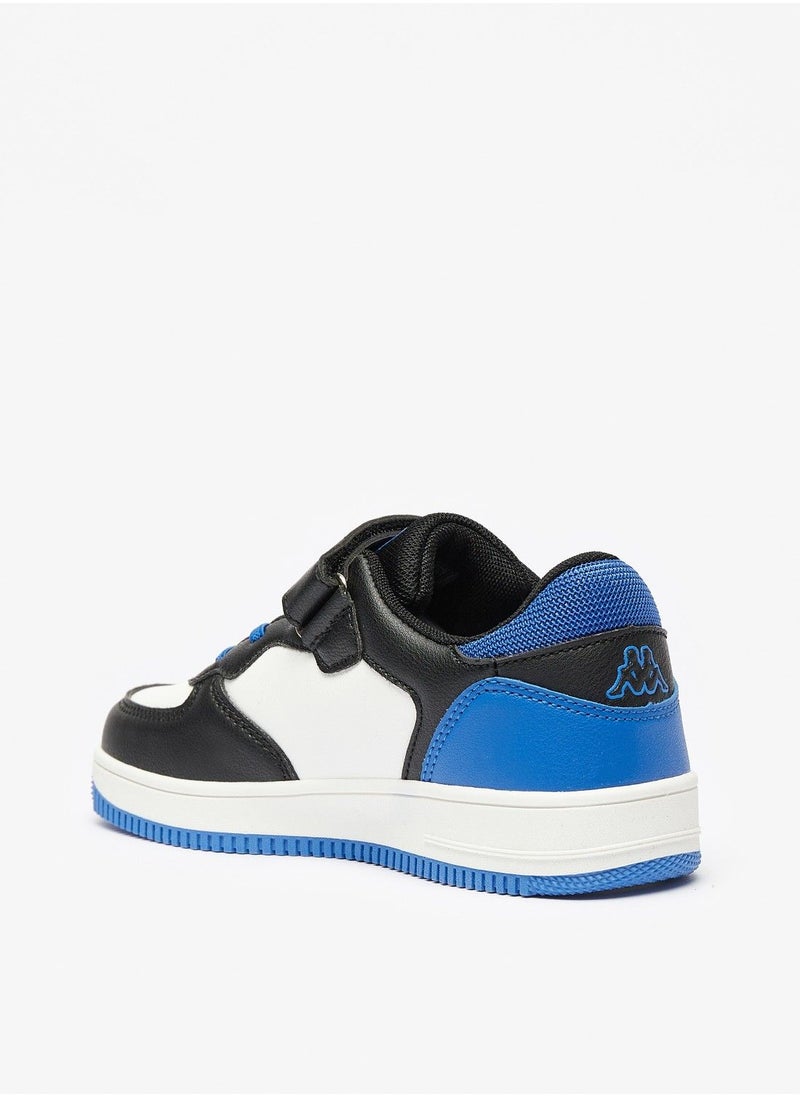 Kappa - Boys Logo Detail Sneakers with Hook and Loop Closure - Image 1