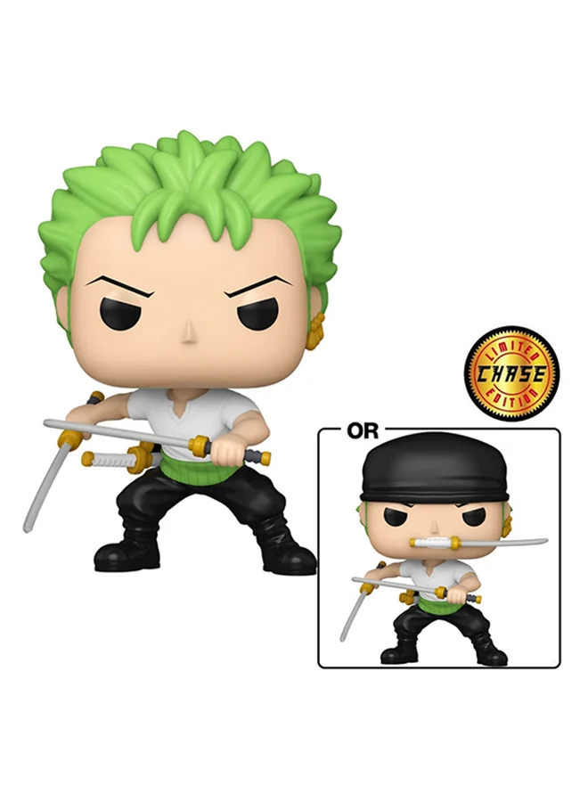 فانكو Pop! Animation: One Piece - Zoro w/chase (Refresh), Collectable Vinyl Figure - Gift Idea - Official Merchandise - Toys for Kids & Adults - Movies Fans - Model Figure for Collectors and Display - 80369