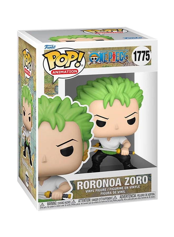 فانكو Pop! Animation: One Piece - Zoro w/chase (Refresh), Collectable Vinyl Figure - Gift Idea - Official Merchandise - Toys for Kids & Adults - Movies Fans - Model Figure for Collectors and Display - 80369
