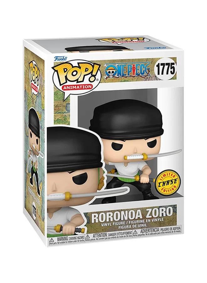 فانكو Pop! Animation: One Piece - Zoro w/chase (Refresh), Collectable Vinyl Figure - Gift Idea - Official Merchandise - Toys for Kids & Adults - Movies Fans - Model Figure for Collectors and Display - 80369