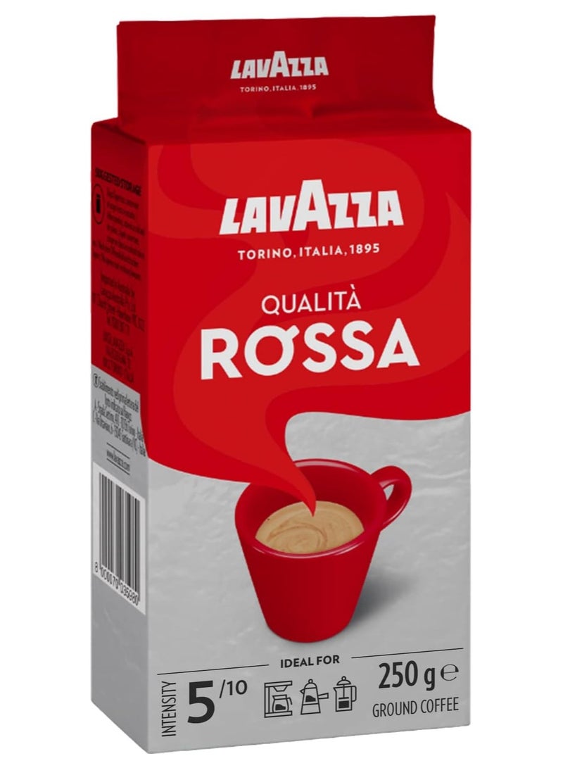 Lavazza Qualita Rossa Italian Ground Coffee 250g