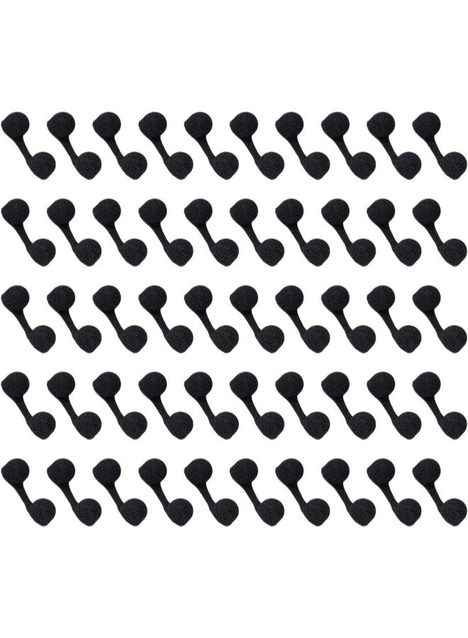 klarako 50pcs Black Spray Disposable Nose Filters Plugs for Sunless Airbrush Spray Tanning Breathable Invisible Nasal Filters - Image 1