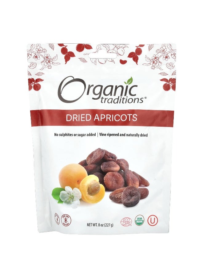 Organic Traditions Organic Traditions, Dried Apricots, 8 oz (227 g)  - Image 1