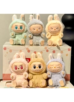 Generic Bubble Matrabu Labubu Vinyl Plush Doll Coat Doll Trendy Play Labrabu Blind Box Hand-held-Colour:Labu Generation (pack Of 6)  - Image 2