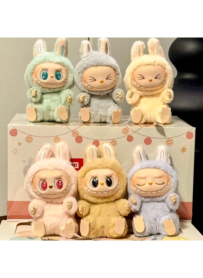 Generic Bubble Matrabu Labubu Vinyl Plush Doll Coat Doll Trendy Play Labrabu Blind Box Hand-held-Colour:Labu Generation (pack Of 6)  - Image 2