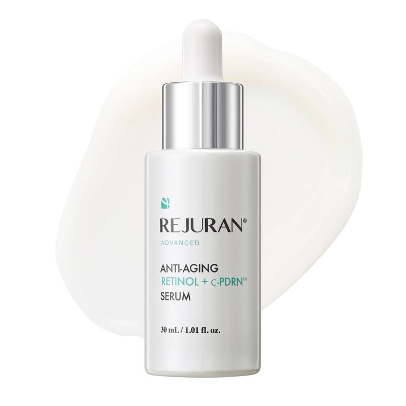 REJURAN Advanced AntiAging Retinol  cPDRN Serum  Boosting Facial Serum for Firmness Radiance and AntiWrinkle Care Clinically Developed 101 fl oz