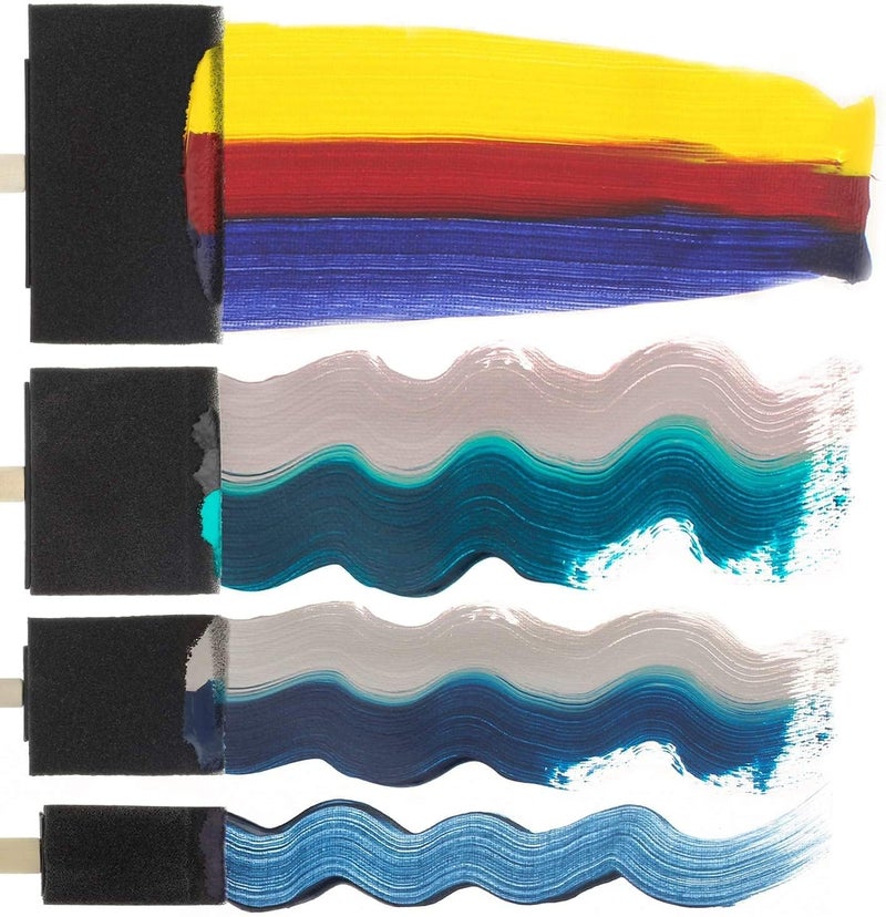 Qatalitic Sponge Brush Combo Set of 13pcs for Painting, Art and Craft Projects - Image 5