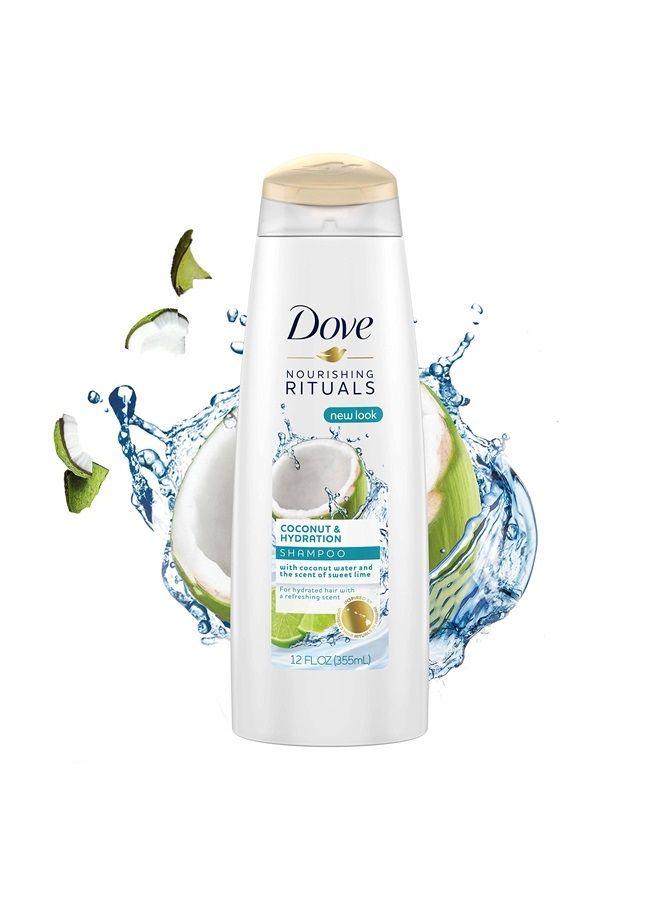 Dove Nourishing Secrets Shampoo Shampoo for Dry Hair Coconut and Hydration Shampoo for Dry Hair 12 oz - Image 3
