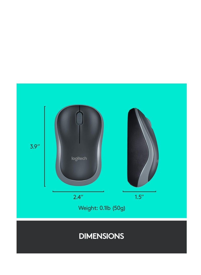 Logitech Mk270 Wireless Keyboard And Mouse Combo For Windows, 2.4 Ghz Wireless, Compact Wireless Mouse, 8 Multimedia And Shortcut Keys, 2-Year Battery Life, Pc/Laptop
