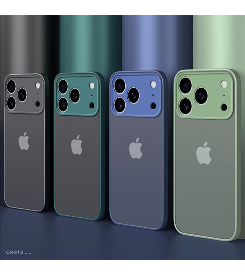 حافظة حماية للهاتف بلون أخضر مطفي مصممة لهاتف iPhone 16، فائقة النحافة، شفافة، بظهر من البولي كاربونيت الصلب - Image 3