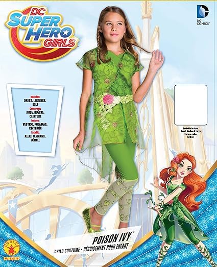 Rubies DC Superhero Girls: Poison Ivy Costume for Kids by Rubies, Girl's Medium - Image 2
