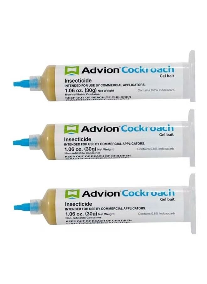 syngenta Syngenta Cockroach Gel Bait. Cockroach gel. Cockroach Removal Gel. cockroach control gel. Insecticides Gel 3 Tubes 3x30 gram  - Image 1