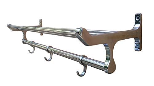 VBLUE Towel Hanger Stand/Towel Rack for Bathroom (24 Inch-Chrome Finish) - Image 3