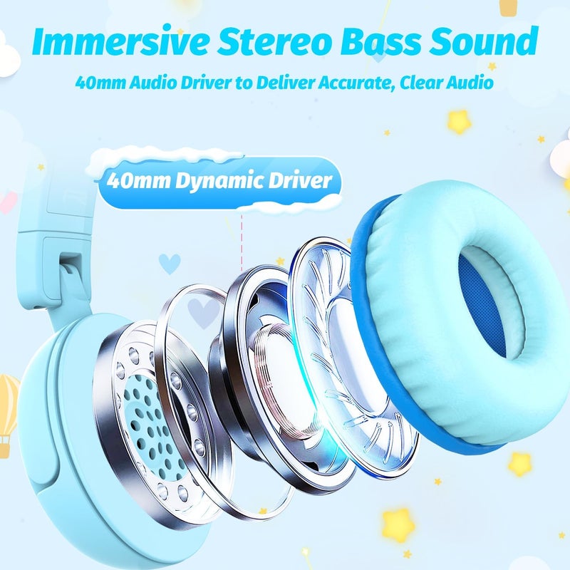 IMYB Kids Headphones with Cord for School - Image 3