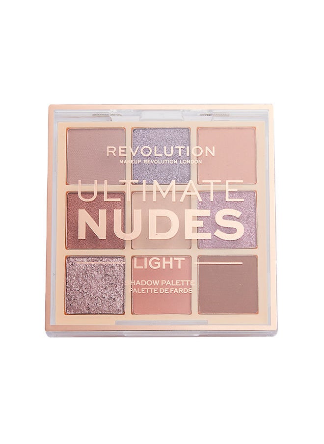 REVOLUTION Makeup Revolution Ultimate Nudes Shadow Palette Light  - Image 3
