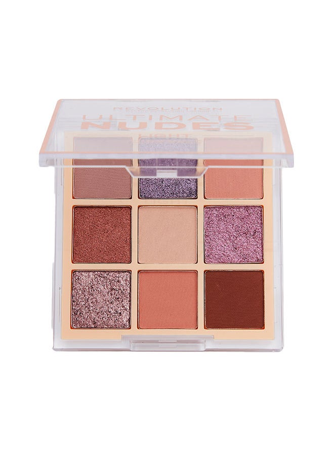 REVOLUTION Makeup Revolution Ultimate Nudes Shadow Palette Light  - Image 1