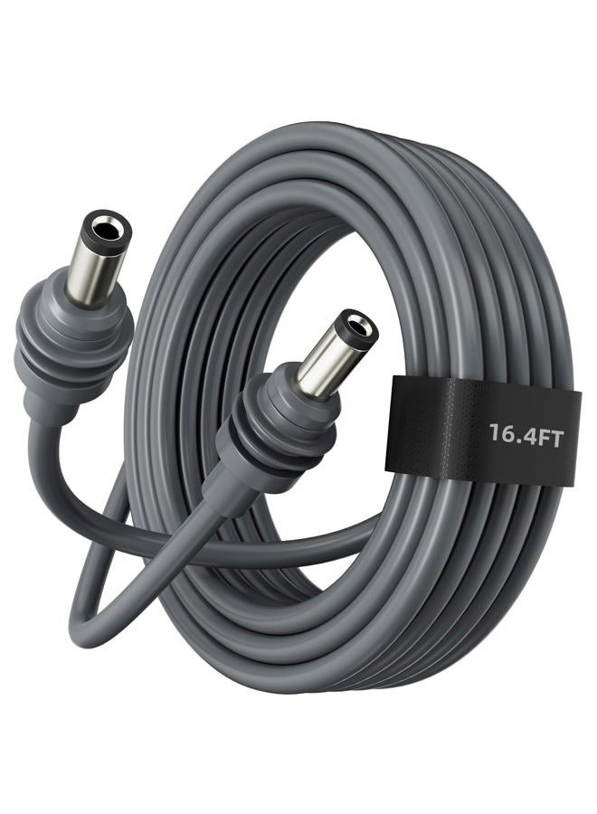 EAZUSE Starlink Mini Power Cable, DC Power Cable 16.4FT/5M, Extension Replacement Cable for Starlink Mini Power DC Male to Male Waterproof Outdoor - Image 1