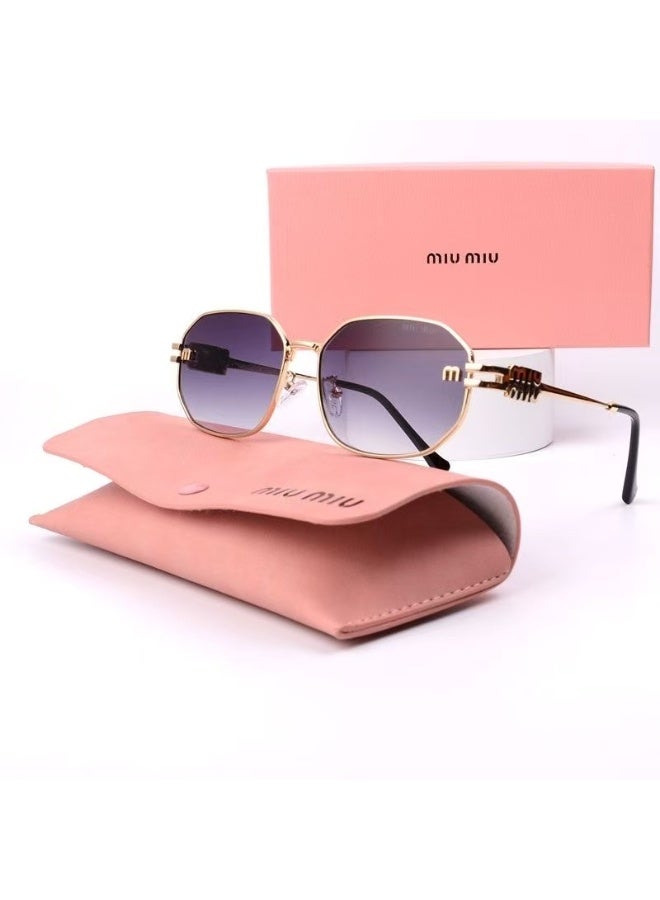 miu miu Italian Designer Luxury Retro Style Polarized Cycling Sunglasses For Ladies - Image 1