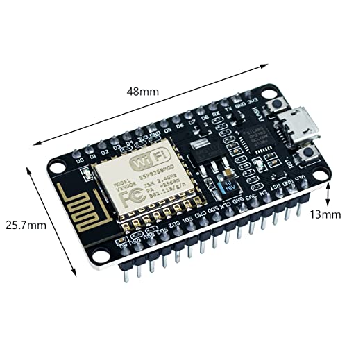 Hosyond 3Pcs ESP8266 ESP-12E CP2102 NodeMCU Lua Wireless Module Development Board for Arduino IDE/Micropython - Image 5