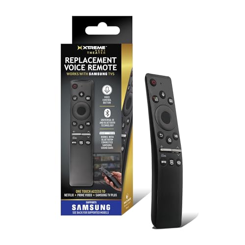 XTREME Replacement Remote Compatible with Samsung Smart TV - Universal Remote Control with Voice Search, Netflix, Prime Video, Compatible with 4K, QLED, OLED & Crystal UHD (Batteries Not Included) - Image 1