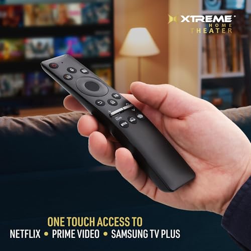XTREME Replacement Remote Compatible with Samsung Smart TV - Universal Remote Control with Voice Search, Netflix, Prime Video, Compatible with 4K, QLED, OLED & Crystal UHD (Batteries Not Included) - Image 3