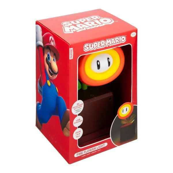 Paladone  Paladone Nintendo Super Mario Fire Flower Lamp  | Best Price UAE