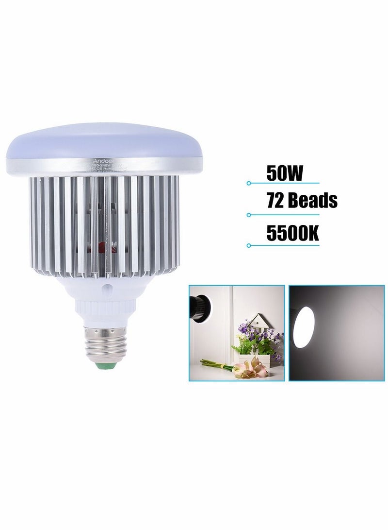 Excefore Photography Lamp Light Bulb 105W 5500K Mushroom Light - Image 1